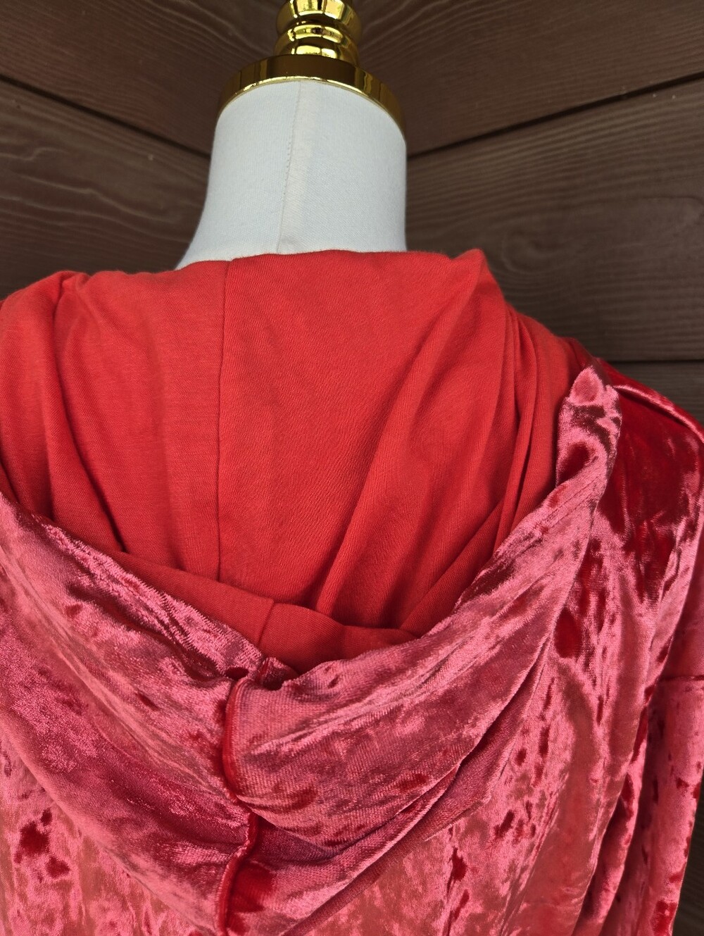 Fabletics Red Crushed Velvet Zip-Up Hoodie – Women’s XS NWOT - Picture 9 of 17